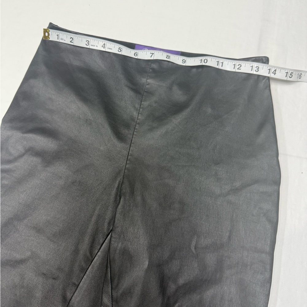 Ralph Lauren Purple Label Women The Lambskin Side-Zip Pant Leggings Made In USA - Picture 6 of 16